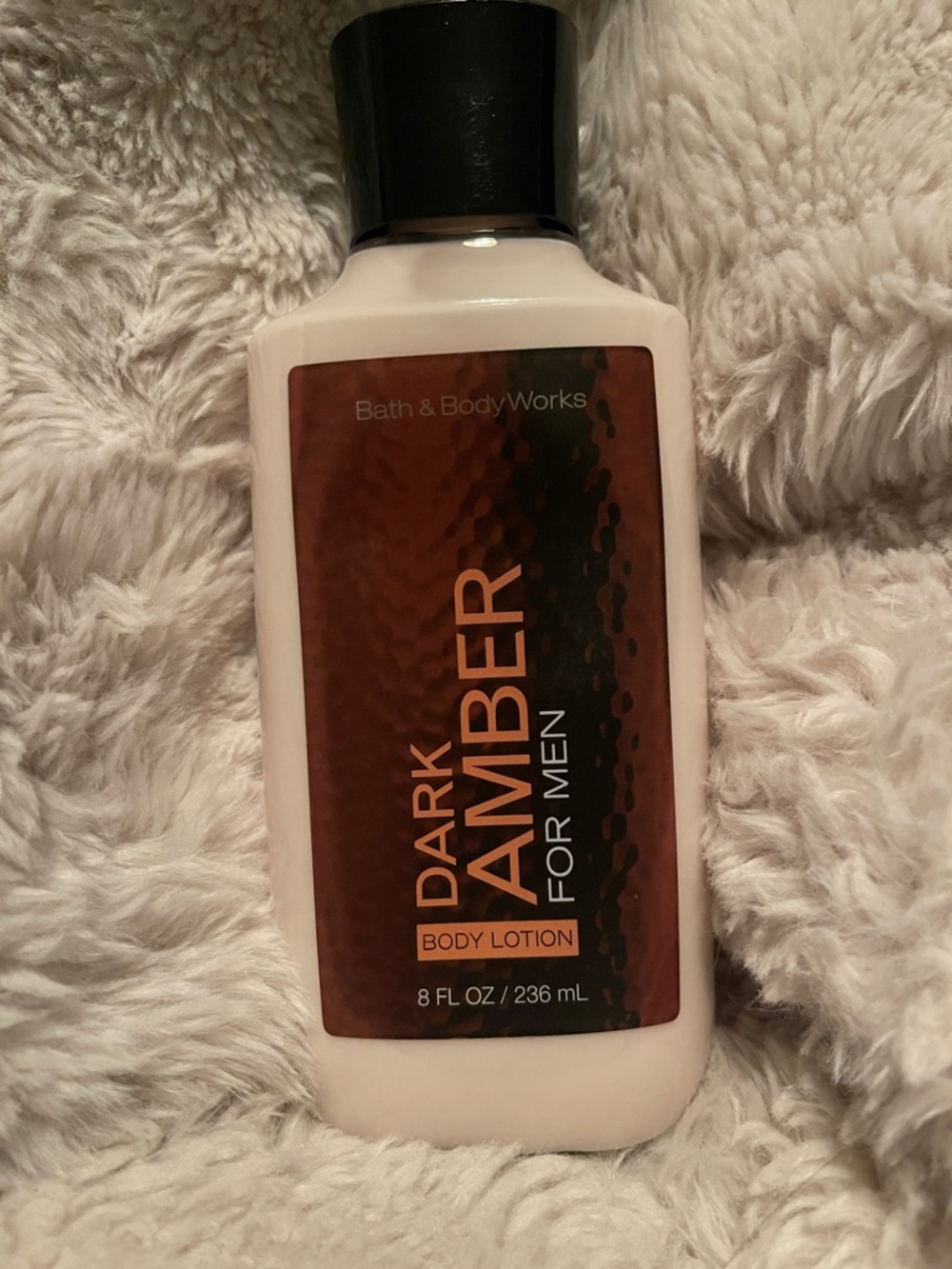 Bath & Body Works Dark Amber for Men Lotion - brown, black
